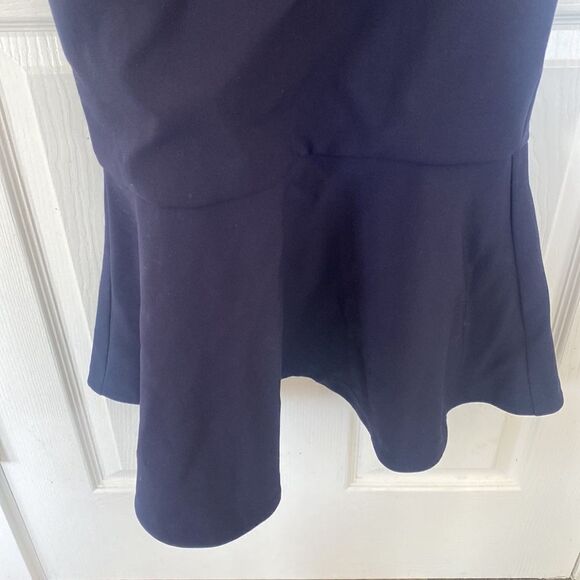 Likely Prina Navy Blue Mermaid Cocktail Dress Size 2 NWT - Picture 4 of 6